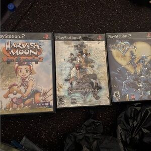 PlayStation 2 Game Trio - Harvest Moon & Kingdom Hearts